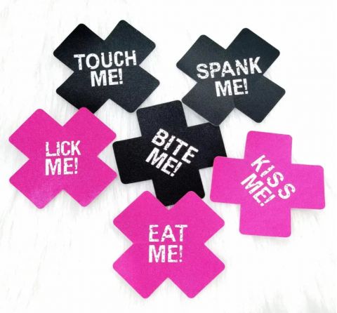 Nipple Cross Shape Covers Self Adhesive Stickers Breast Pasties Disposable