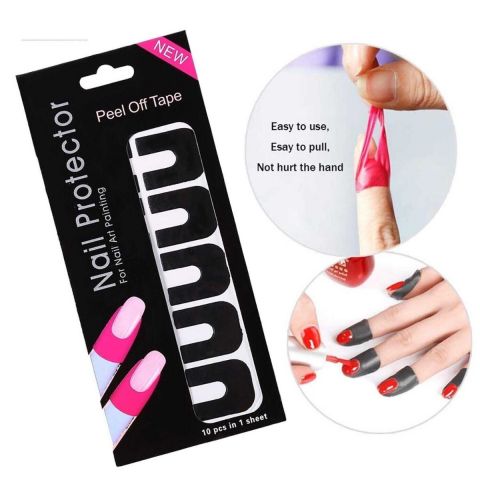 Nail Protector Peel Off Tape -Black