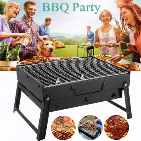 Portable BBQ Barbecue Grill Set