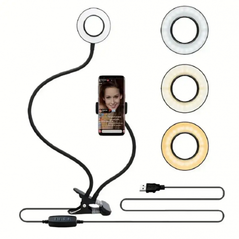 Phone stand 3.5-inch selfie ring light with phone stand