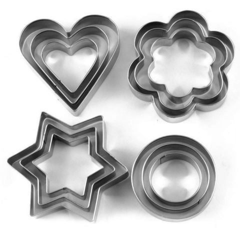 12Pcs Cookie Cutter Set