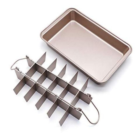 Non Stick Brownie Pans with Dividers Baking Pan