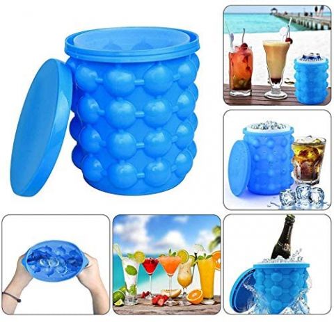 Silicone Ice Cube Magic Maker Mold 