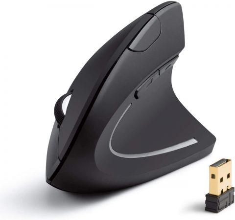 Ergonomic Vertical Wireless Mouse