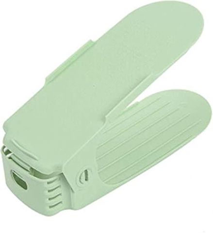 4Pcs/Set Shoe Rack Organizer -Light Green
