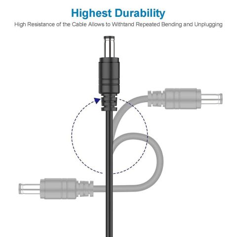 DC 12V Power Extension Cable - 5 Meter