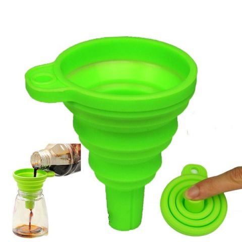 Foldable Collapsible Style Funnel-Green -Small