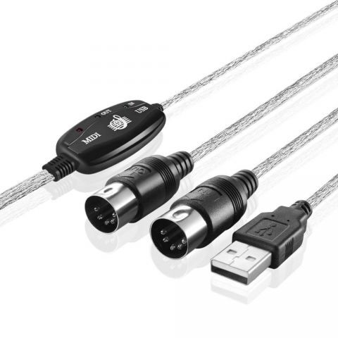 USB Interface to MIDI Cable