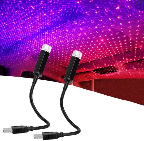USB Car Interior Star Sky Lamp