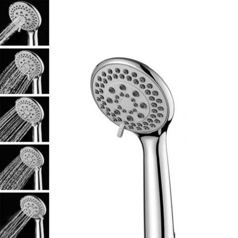 5 Spray Pressure Shower Head 