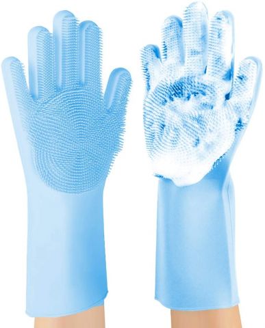 Dish Washing Gloves-Blue