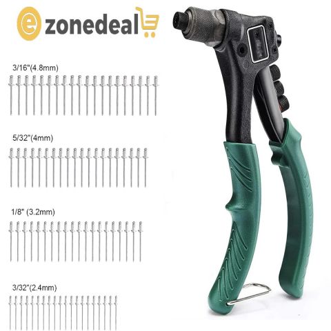 Rivet Gun With 80Pcs Rivets