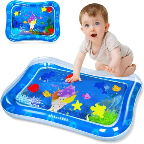 Baby Tummy Water Mat-Blue