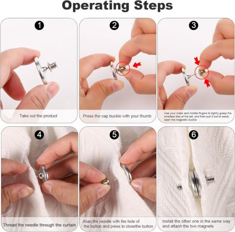 Curtain Tieback Buckles