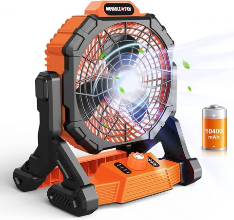 Rechargeable Fan with Light