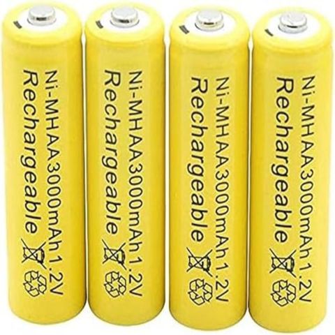Ni-MH AA 3000mAh 1.2V  Rechargeable Batteries (4 Pack)