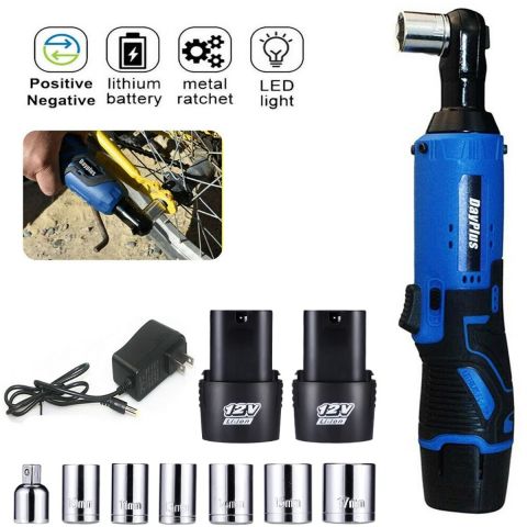 3/8'' 12V Cordless Electric Ratchet Wrench Kit