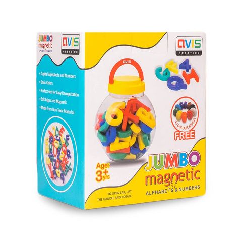 Jumbo Magnetic Alphabet and Numbers for Kids