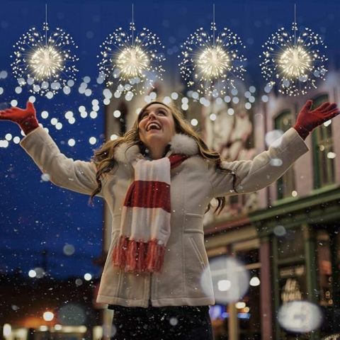 FIREWORKS 120 LED String Lights-Warm White-120 LED