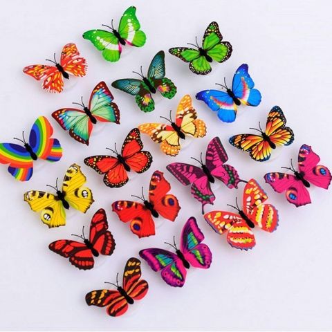 10 PCS LED Butterfly Light