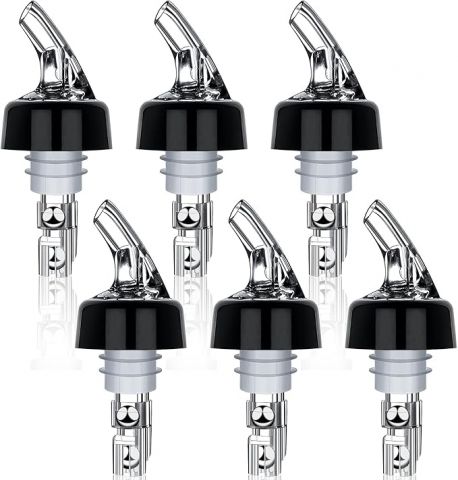6pcs Wine Pourers with Flip Top