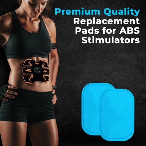  2 PCS Abdominal Gel Pads For Muscle Stimulation