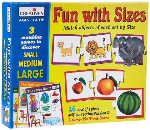Educational Aids Fun with Sizes(48 Pieces)