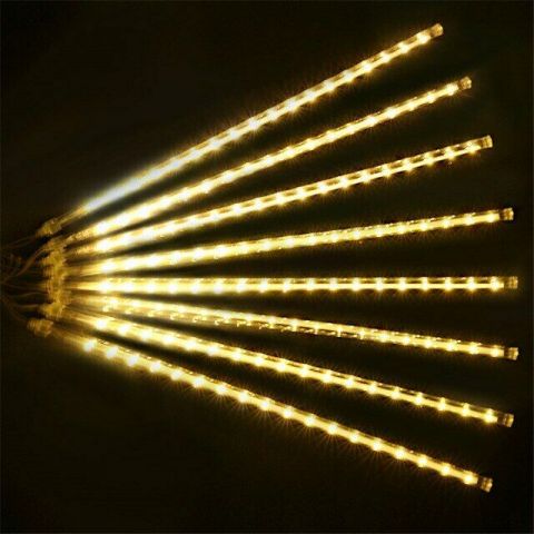 50cm LED Shower Rain Falling String Lights-Warm White