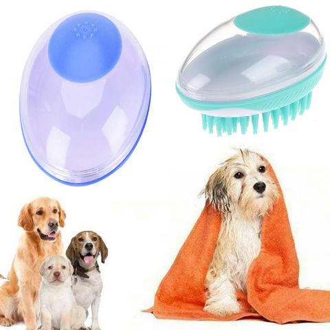 Pet Dog Bath Brush Comb