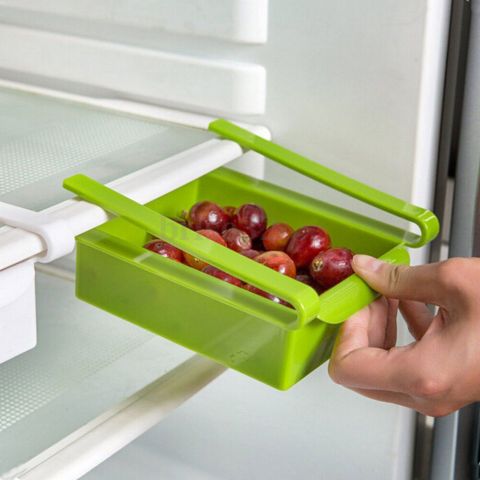 Fridge Organizer Storage Shelf-Green 