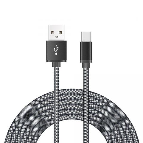 Type - C Fishing Net Braid Charging Cable