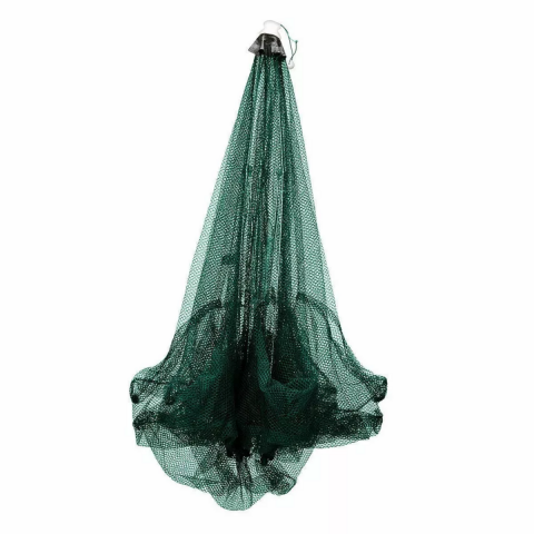 Fishing Bait Trap Crab Net 6 side 12 holes