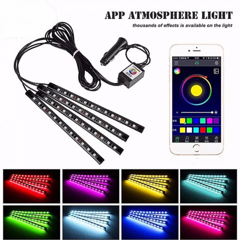 Led Car Lights Interior App Control