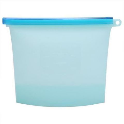 Reusable Food Storage Bags-Blue-1000ml