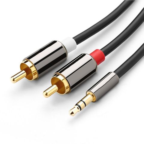 2 AV to 3.5 mm AUX Audio Cable