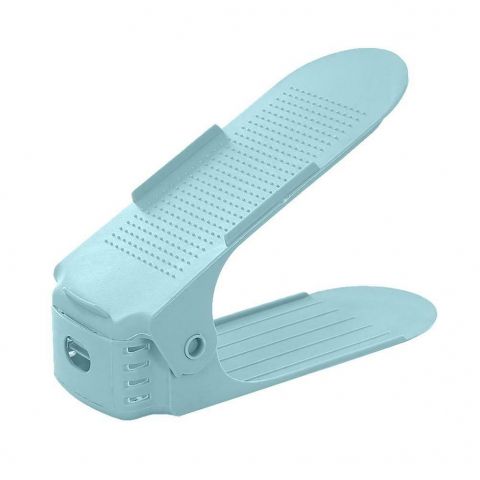 4Pcs/Set Shoe Rack Organizer -Sky Blue