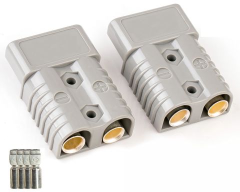 10Pcs 50Amp Anderson Style Plug