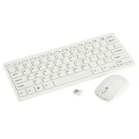Wireless Keyboard &amp;amp;amp; Mouse Combo-White