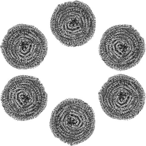 6pcs Stainless Steel Sponges
