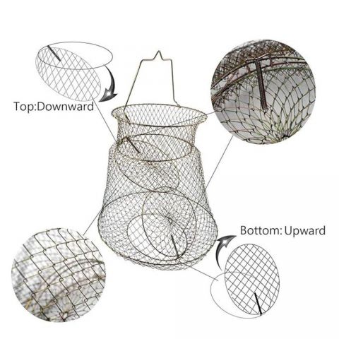 Rustproof Collapsible Fish Basket