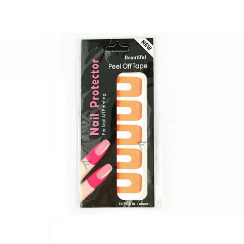 Nail Protector Peel Off Tape -Orange