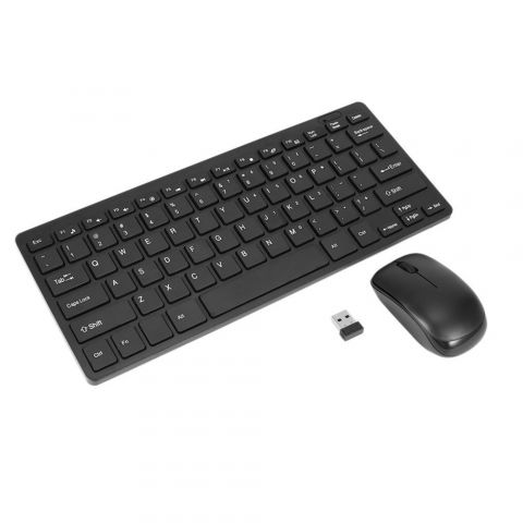 Wireless Keyboard & Mouse Combo-Black