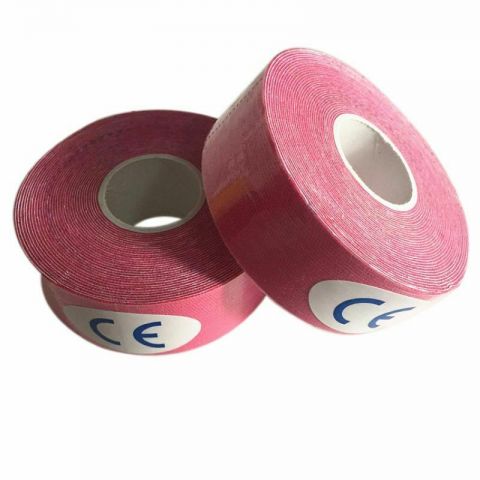 Kinesiology Muscles Pain-Relief Tape-Pink-2.5CM X 5M