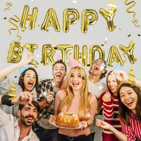 Happy Birthday Party Decoration Letters