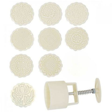 10Pcs/set Cake Mould With Stamps