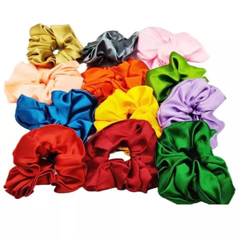  40 PCS Silky Satin Scrunchies Ponytail Holders