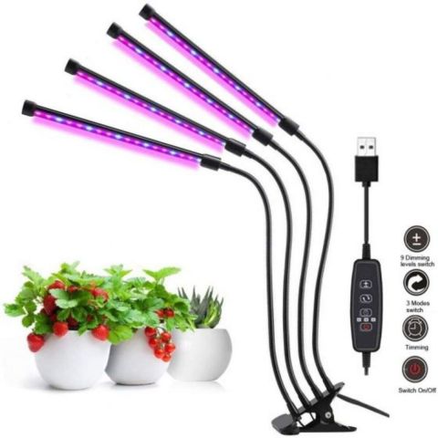 4 Heads Plant Grow LED Light