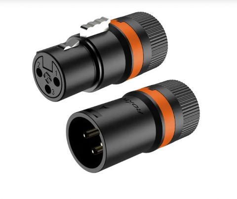 1Pair /XLR Male & Female Compatible With Microphones, Mixers