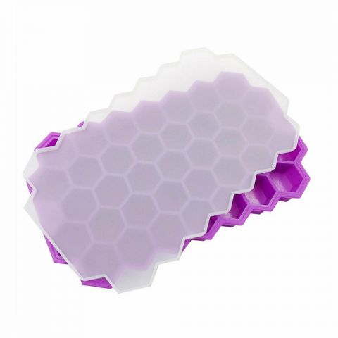 Honeycomb Ice Cube Tray -Purple