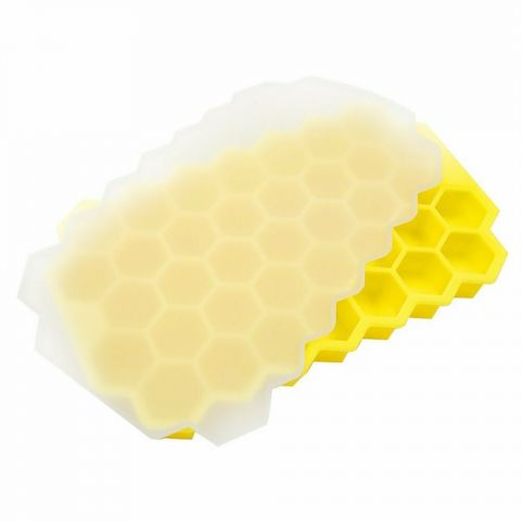 Honeycomb Ice Cube Tray -Yellow